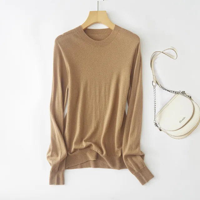 Fashion Loose Sweater For Women Mocha Color - Shop at LoveMi