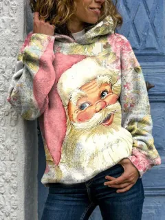 Christmas 3D Digital Printing Pullover Hoodie - Zd180-6Xl - View 1