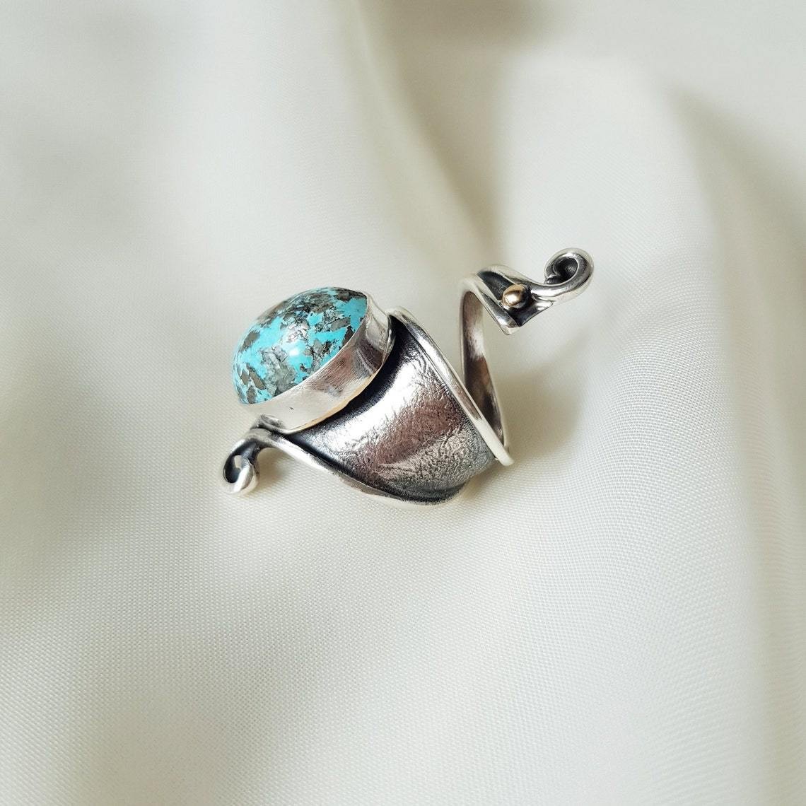 Women's Bohemian Retro Turquoise Ring