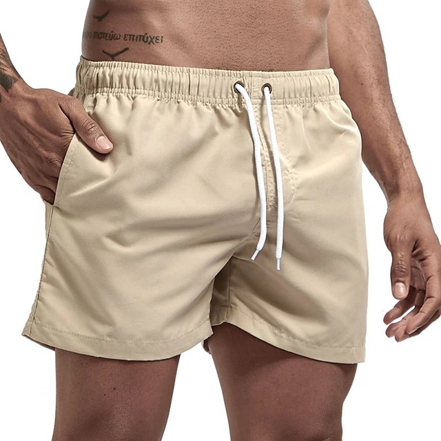 Title 13, Shorts de praia masculinos casuais em cor doce