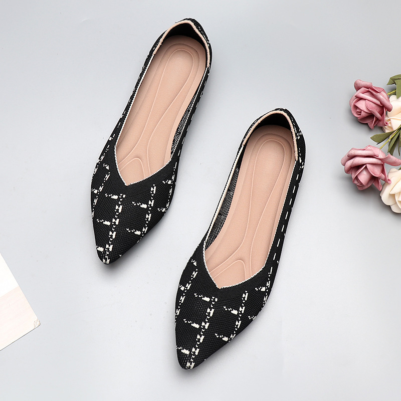Flyknit Loafers Flat-soled Shoes Knitted With Flywire Weaving 3