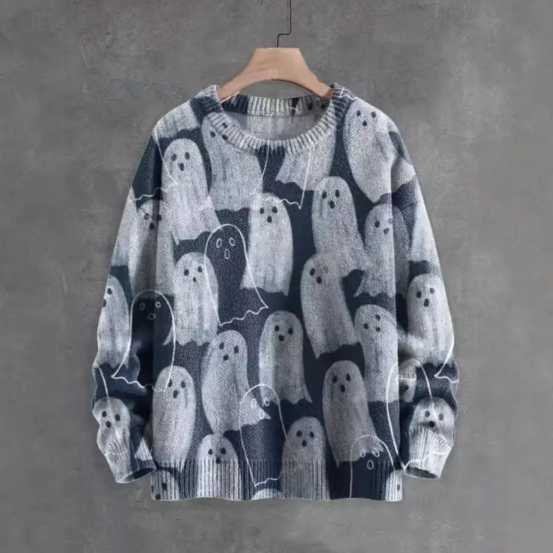 Mens 3D Crew Neck Sweatshirt with Bold Needle Digital
