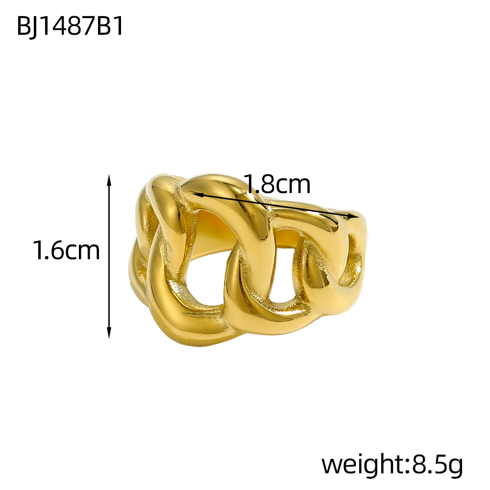 Trendy  Fashionable  And Unique Gold Ring