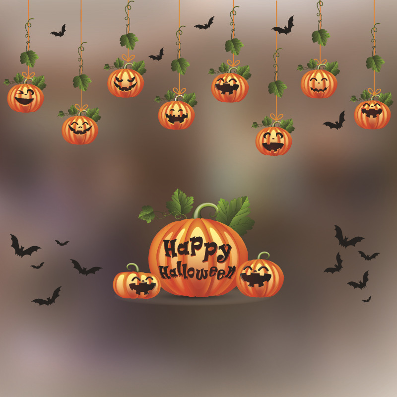 Title 23, Adesivos de Halloween para decoração de porta d...