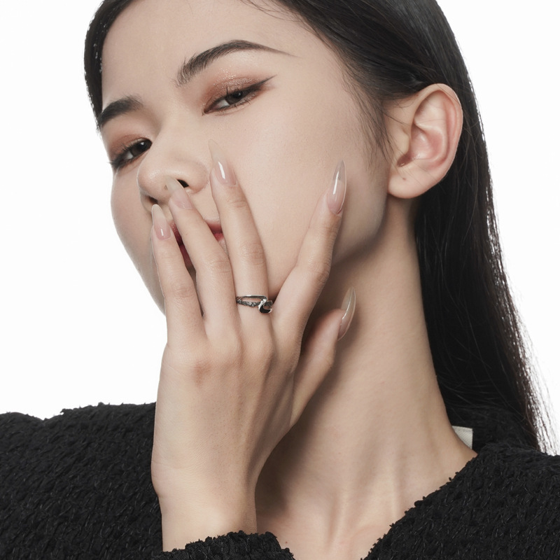 Fashion Unique Design Two-tone Ring