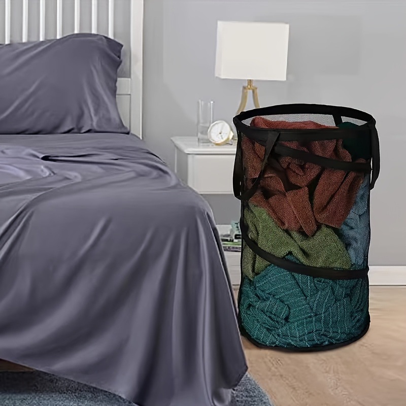 Large Foldable Laundry Basket Clothing Storage Bin