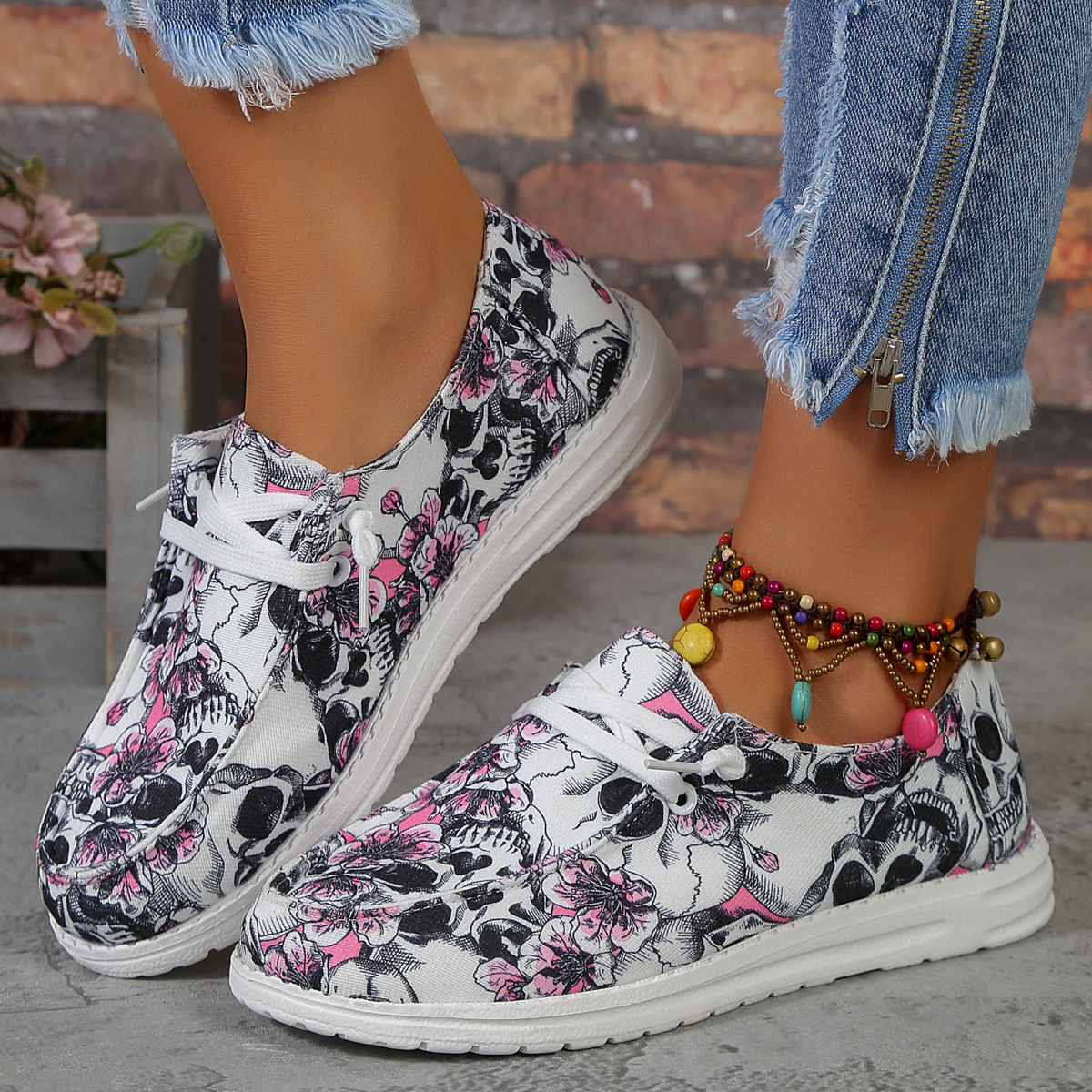 Women's Leisure Thin Shoes Temu Elegant Flower Style Light And Comfortable - Image 5