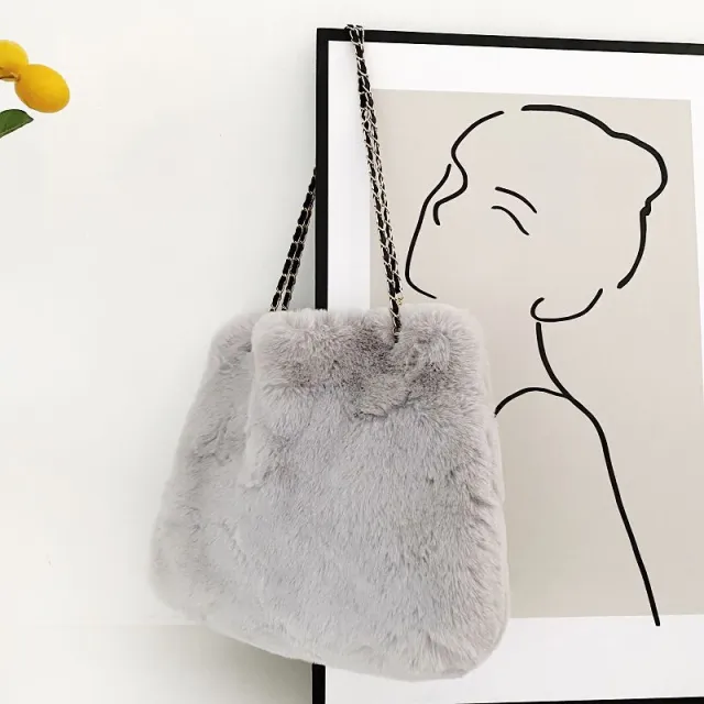 Women's Fashion Large Capacity Versatile Chain Crossbody Shoulder Bag Gray - Shop at LoveMi