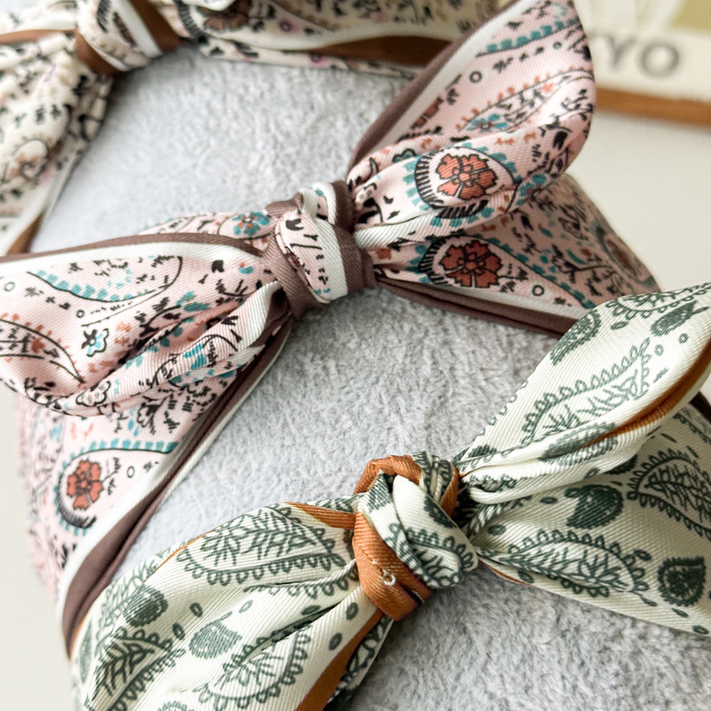 Satin Paisley Boho Chic Hairband