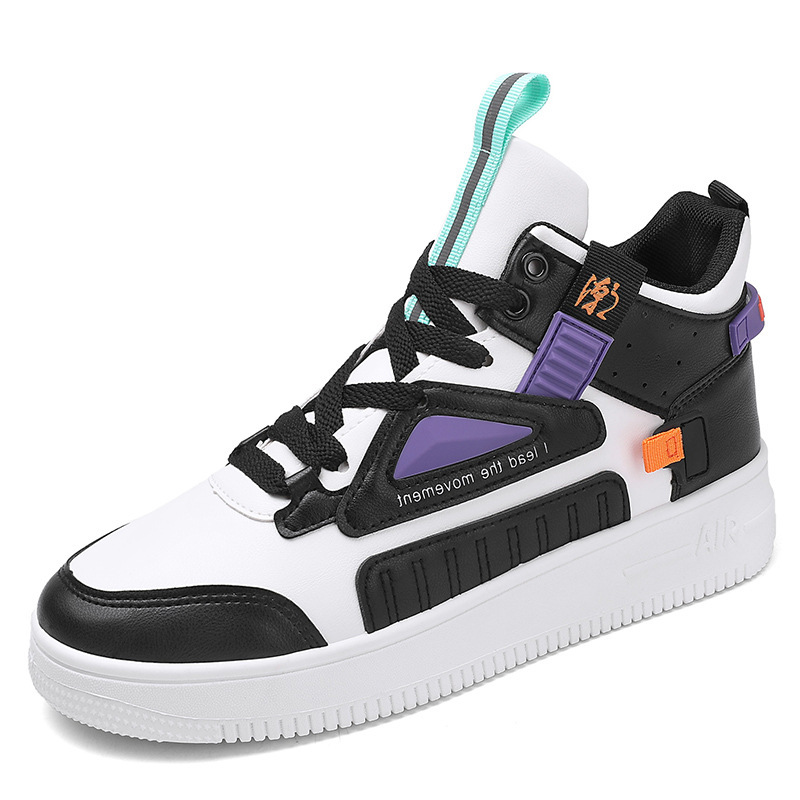 New Men's Shoes High Top Wild - Image 2