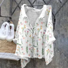 Fashion Women's Shirt Landscape Printing - B42Sk8C202412112-4Xl - View 1