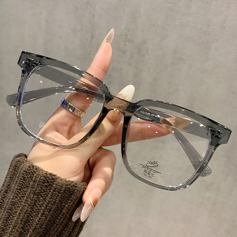 Korean Style Trendy Polygonal Glasses Frame Anti-blue Light - Image 5