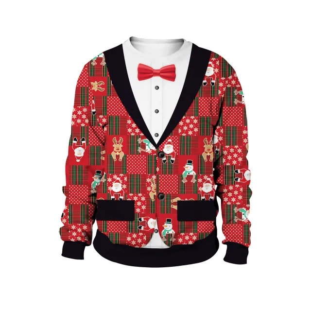 Men's And Women's Printed Crew Neck Sweatshirt Model 8 L - Shop at LoveMi