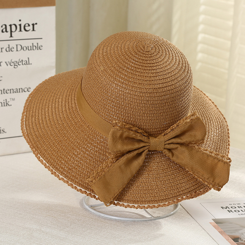 Title 12, Chapeau de paille en maille Streamer pour femme...