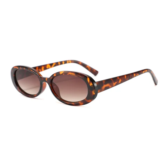 European And American Personality Small Frame Sunglasses Women's Fashion Oval Tofu Pudding Box - Shop at LoveMi