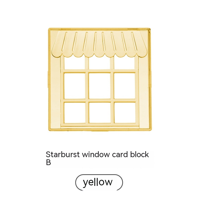 Window Card Block Yellow