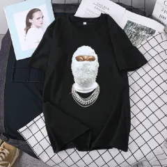 Black Short-sleeved T-shirt Women's Spring And Summer American Street Personality Loose Top Wear - Black - View 1