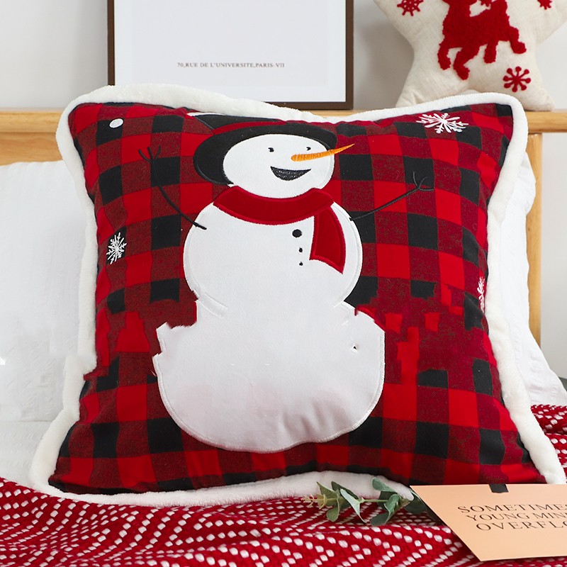 Snowman Square Pillow 45 X45CM