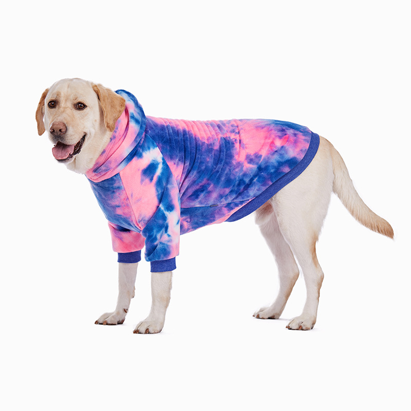 Tie-dye Hoodie For Small Medium And Large Dogs Poodle Bichon Golden Retriever Labrado