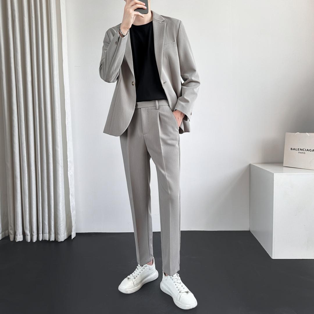 Stylish And Versatile Casual Mens Suit Set