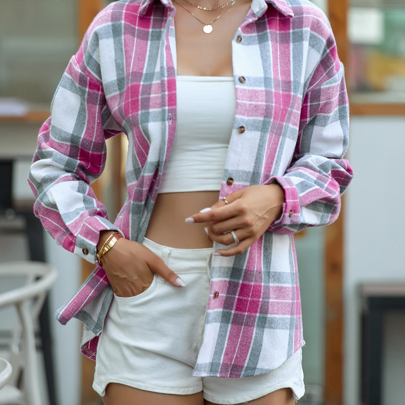 Womens Stylish Casual Jacket With A Buttoned Lapel