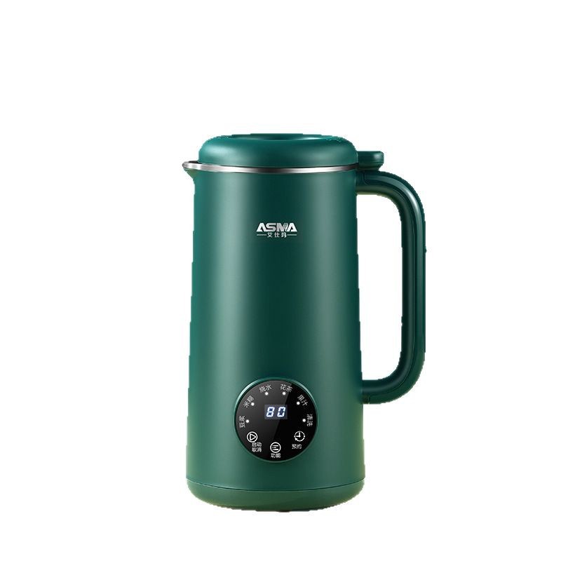 ماكينة صغيرة متعددة الوظائف لصنع حليب الصويا أوتوماتيكية بدون طبخ مع وظيفة تحطيم الحبوب على الحائط