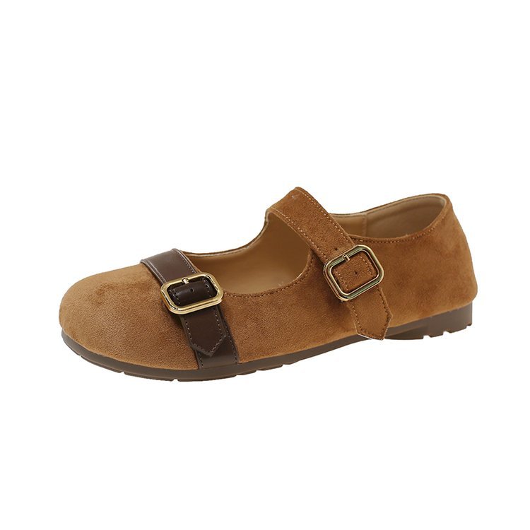 Round-Toe Casual Pumps