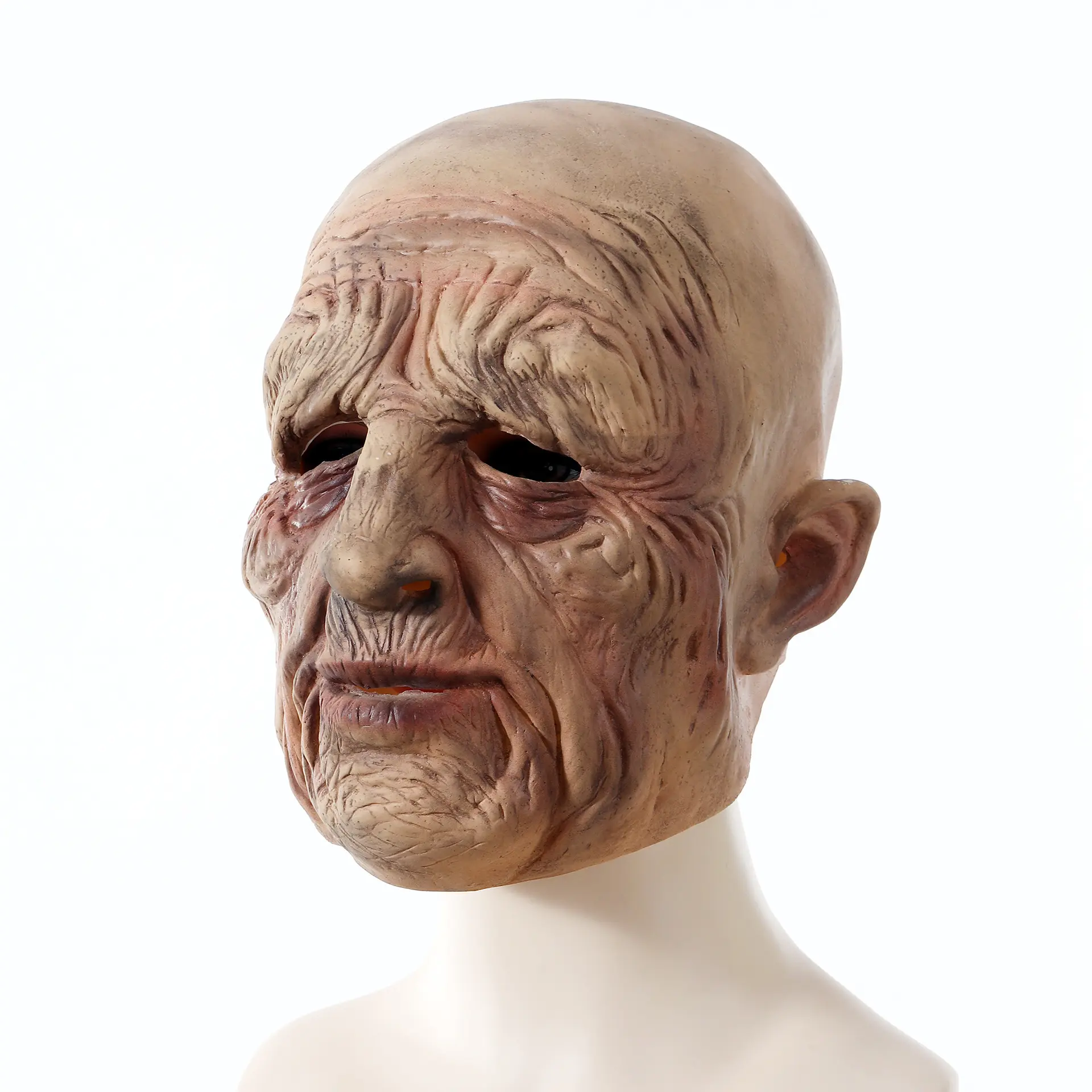 Halloween Horror Old Man Latex Mask Stage