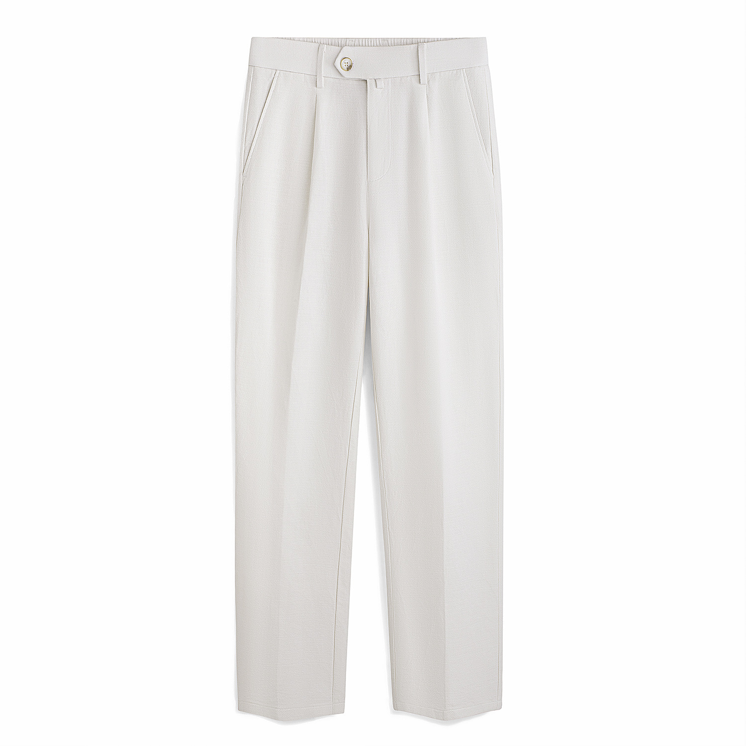 Spring Summer New Arrival Straight-Leg Business Mens Loose Cotton-Linen Casual Dress Trousers thumbnail 5