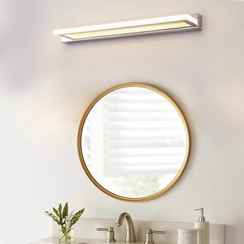 Minimalist One-Light LED Mirror Cabinet Light Nordic Style