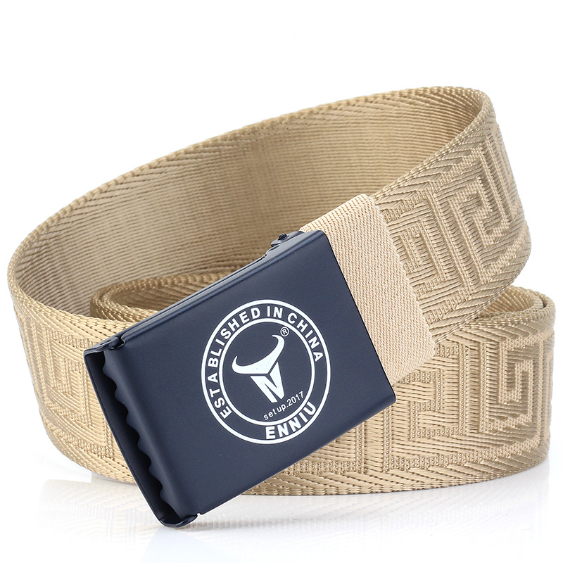 Nylon Outdoor Leisure Metal Buckle Belt
