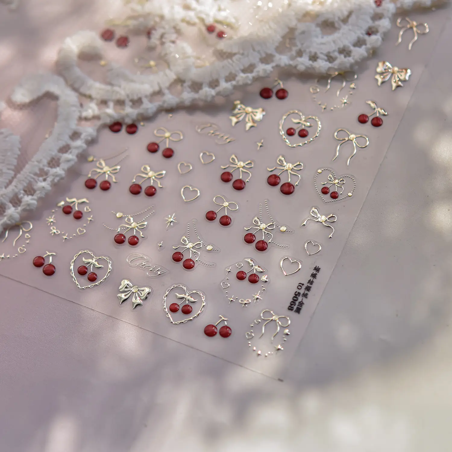 Japanese-style Instagram Inspired Strawberry And Bow Metal