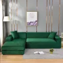Silver Fox Velvet Dark Green