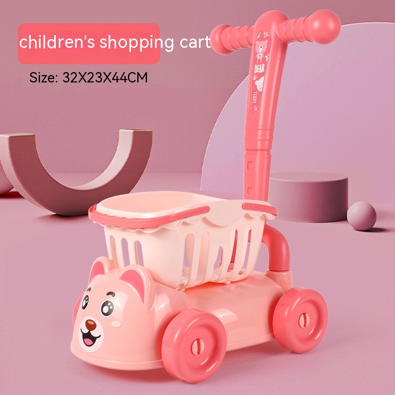 Pink Single Shopping Cart