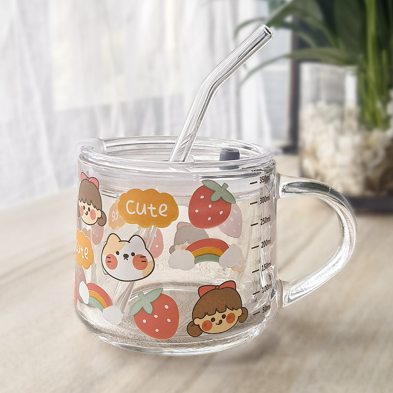 Stylish Minimalist And Uniquely Designed Glass Water Cup