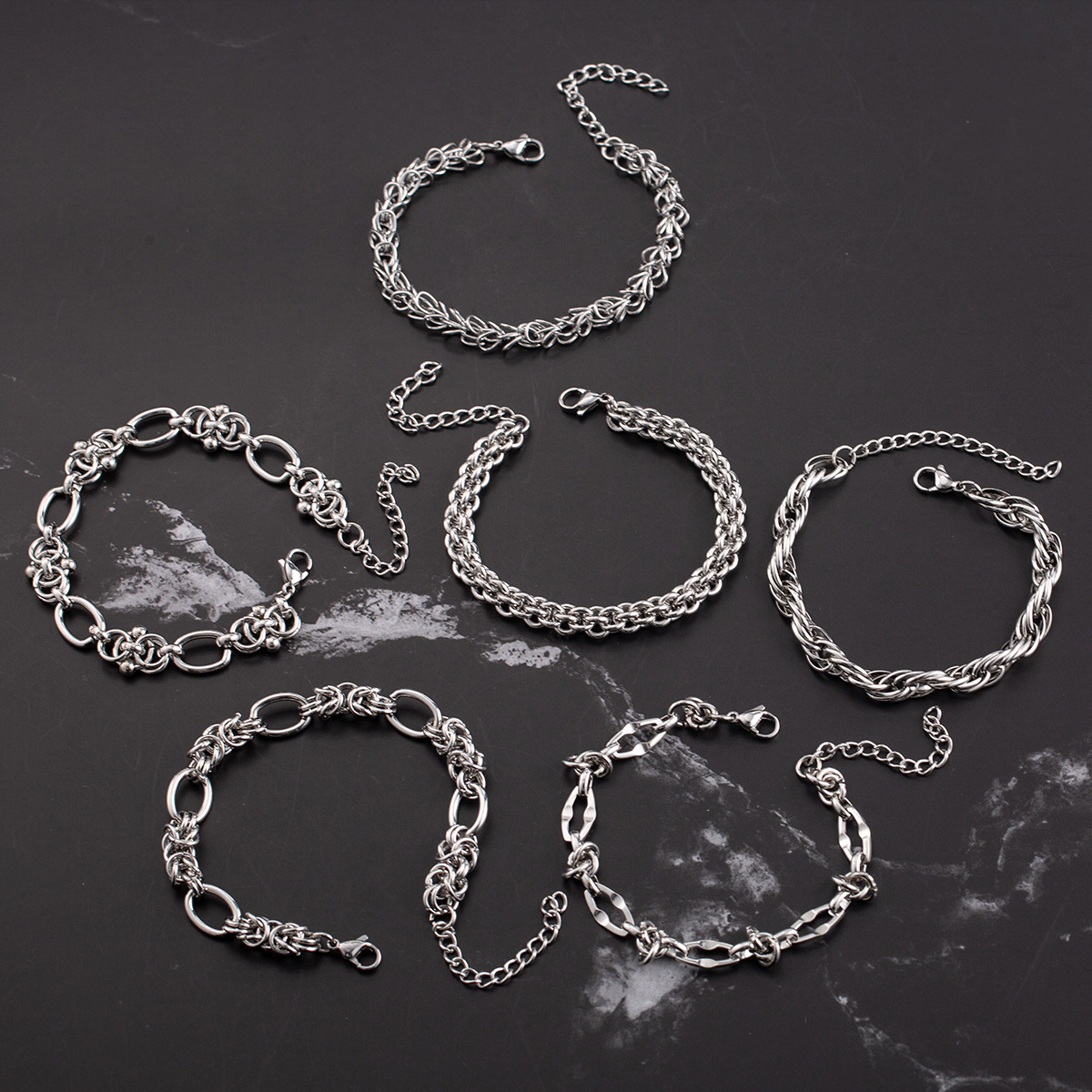 Stainless Steel Handcrafted Twisted Chain For Men