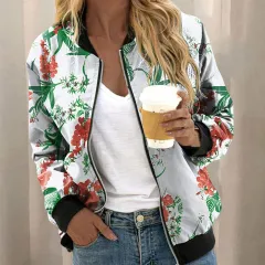 Women's Jacket Baseball Uniform 3D Printed Clothes - Color9 - View 1