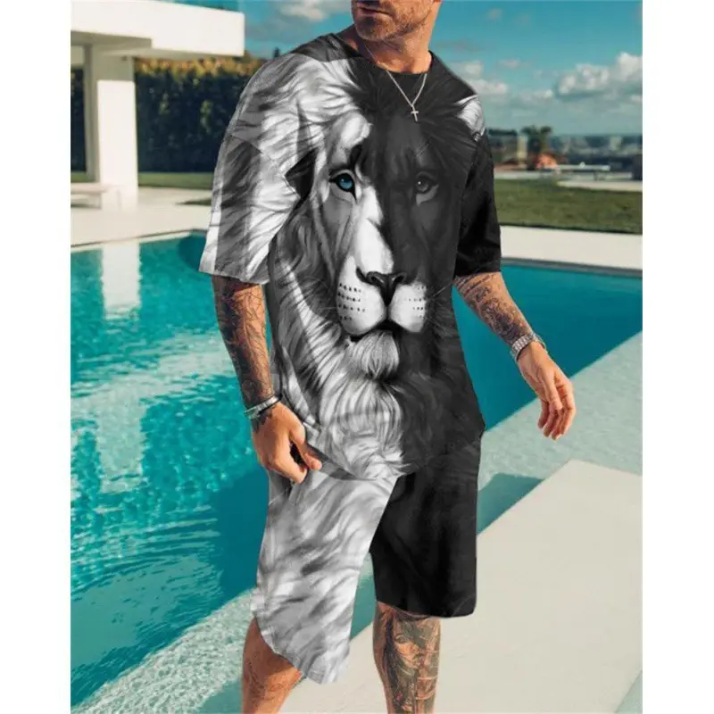 Short Sleeve Foreign Trade Men Leisure Set
