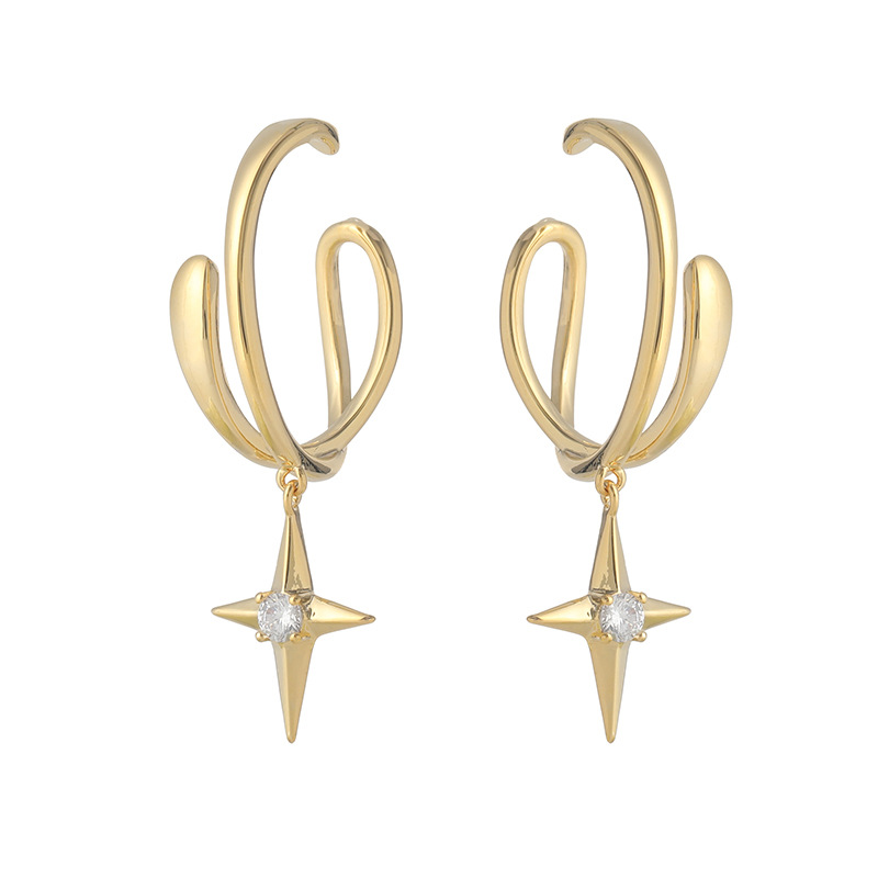 Star Non-Pierced Ear Cuffs, picture 2 of 6