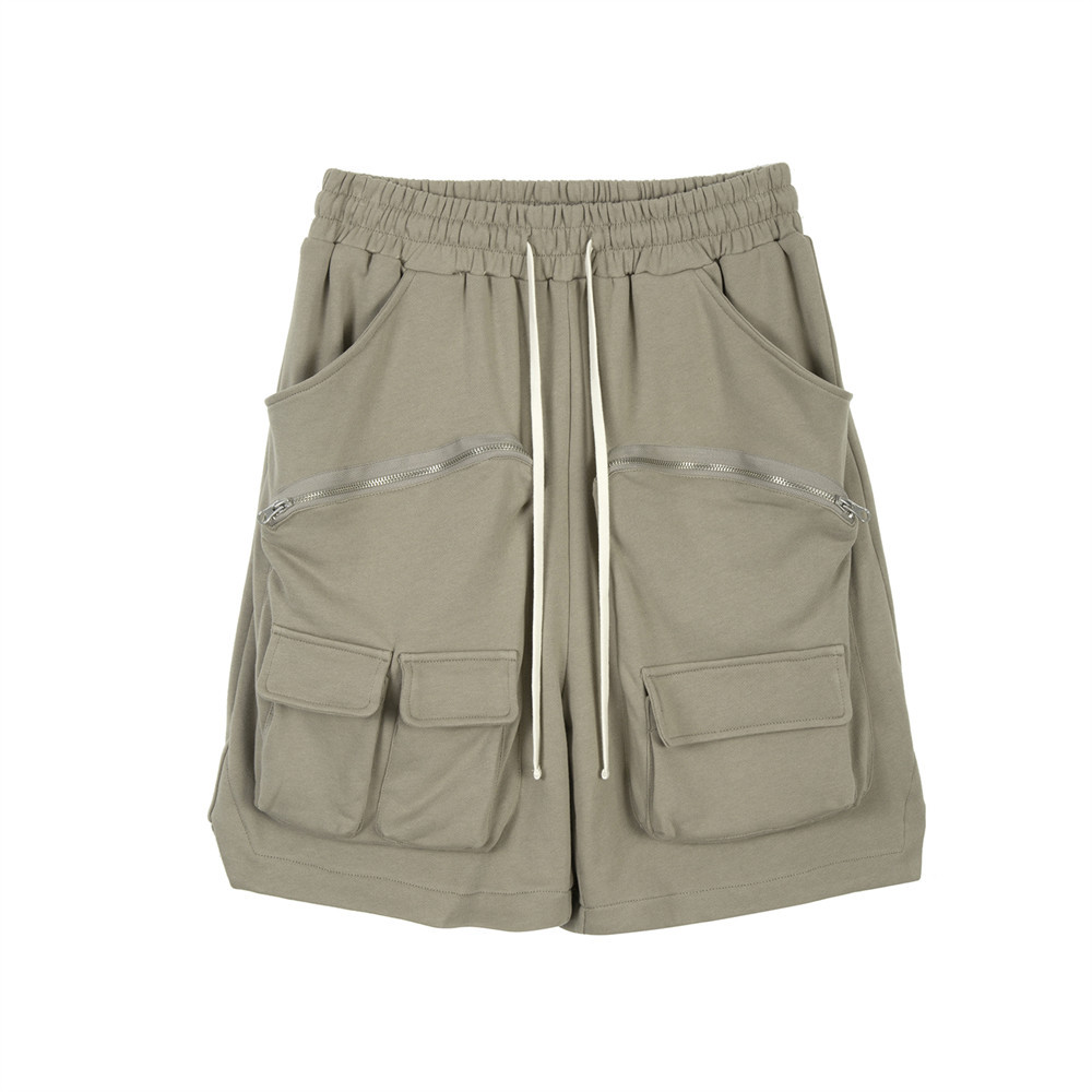Multi-Pocket Workwear Shorts Men's Trendy Outdoor Design Sense
