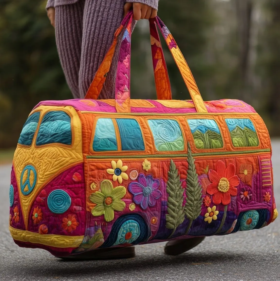 Fashionable Casual With Digital Print And Large