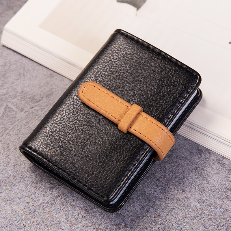 24-Slot High-Capacity Business Card Holder