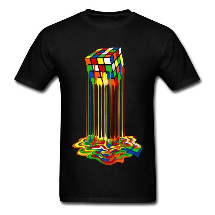 Title 3, Rubiks Cube T-shirts voor koppels, zomerkledin...