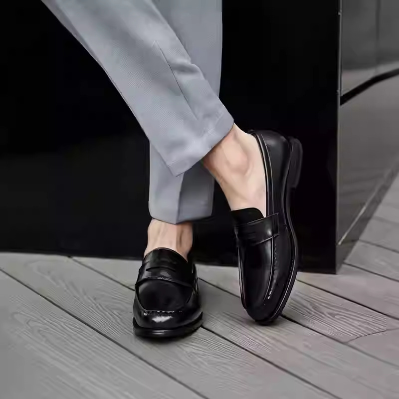 British-style Loafers Comfortable Slip-on Mens Boat Shoes