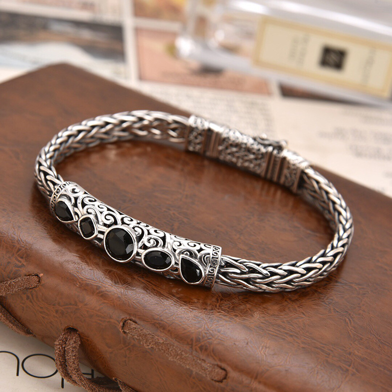 Copper Geometric Vintage Bracelet, picture 2 of 2