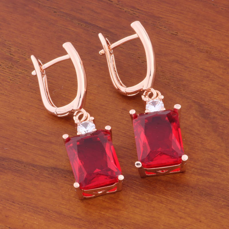 Stylish Vintage And Sophisticated Zircon Drop Earrings