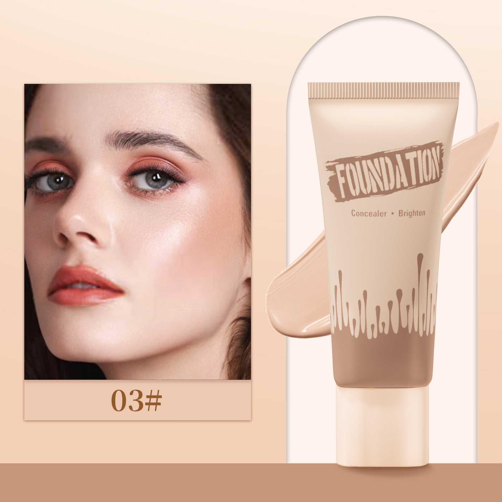 Concealing Foundation Oil Control Makeup Natural BB Cream 8
