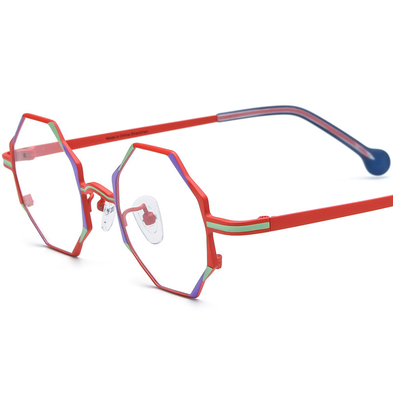Women's All-match Multicolor Ultra-light Pure Titanium Myopia Glasses - Image 8