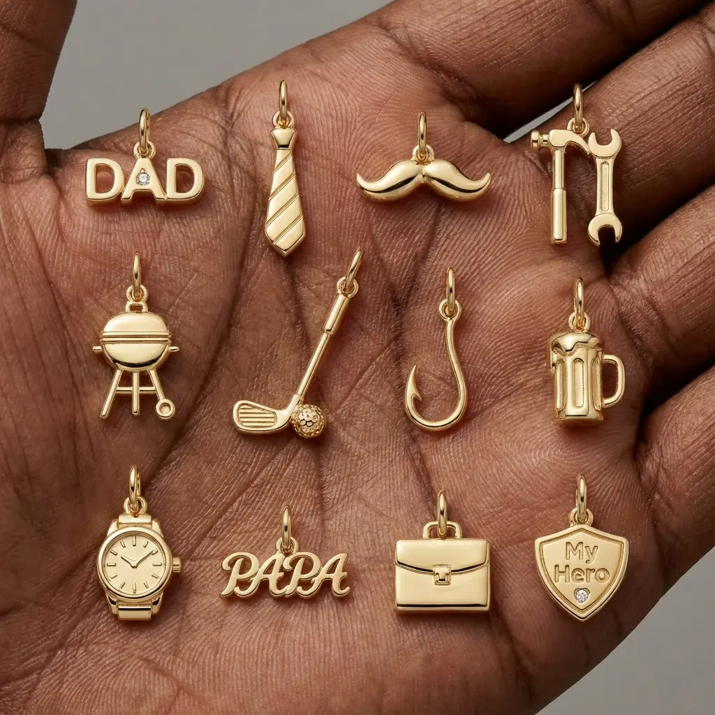 Stainless Steel Fathers Day Pendant DIY