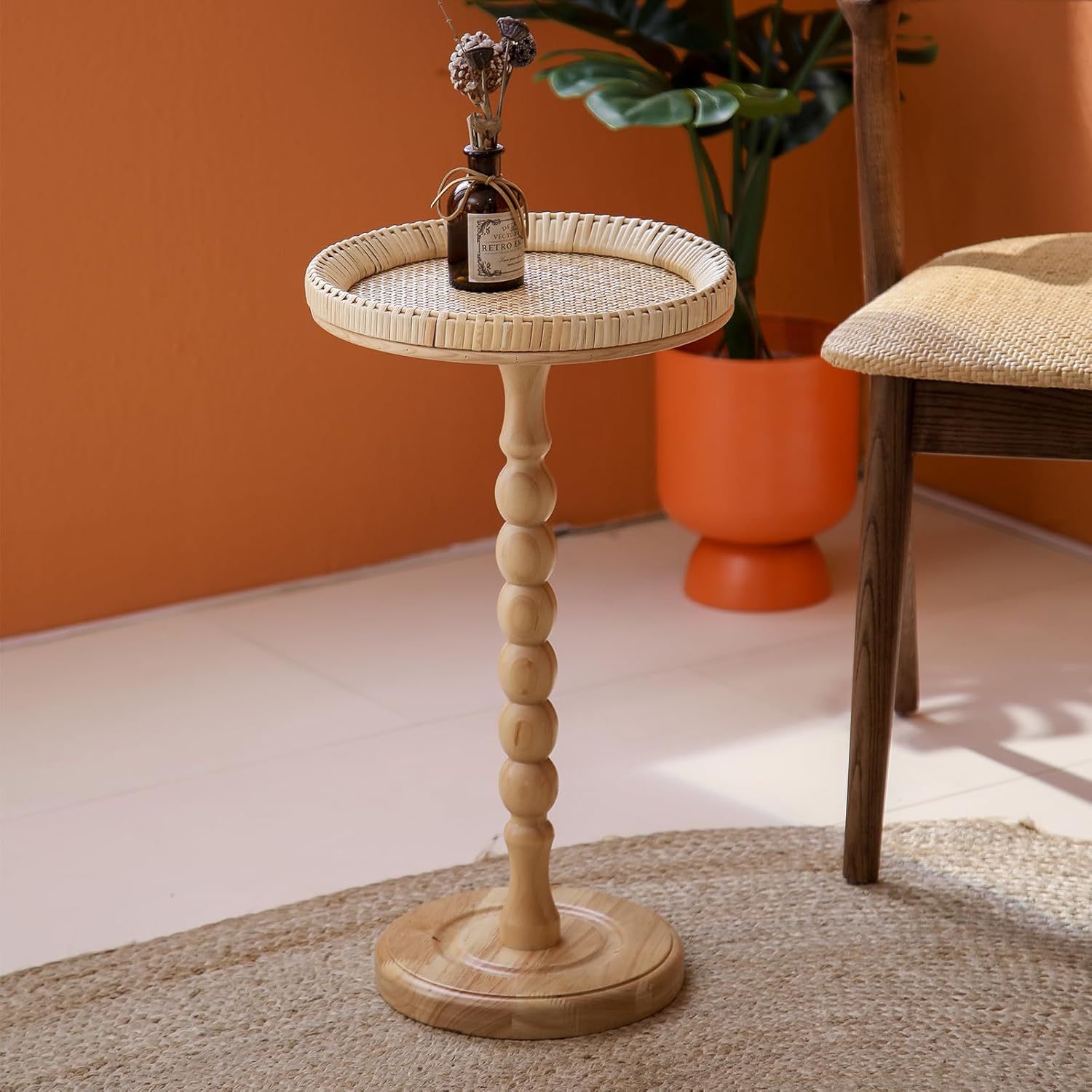 Rattan Decorative Boho Table